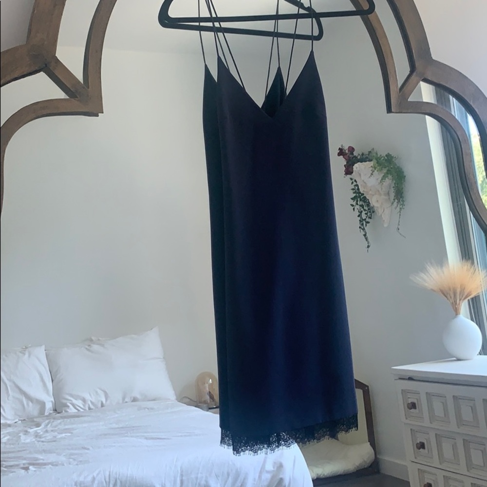 Alice & Olivia mini dress with lace bottom